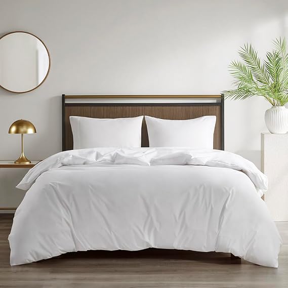 Sleep Philosophy Waterproof Comforter Protector, Full/Queen, White
