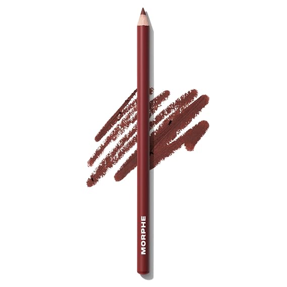 Morphe Signature Lip Liner Pencil - Creamy, Long Lasting Definer for Precise Shaping and Filling - Lip Makeup Essential with Smooth Glide - Professional Lipliner Pencil - Berry Cola (0.05 oz)