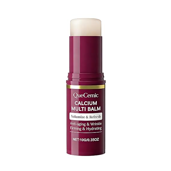 Calcium Multi Balm Stick, Calcium Volume Multi Balm, Collagen Hydrating Stick, Anti-aging, Nourishing, Moisturing All In One Skin Care Stick for Face, Eyes & Neck, For All Skin Types, 10g