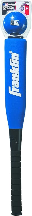Franklin MLB Foam Bat and Ball Set/ with a Ball Ready to Play/Blue