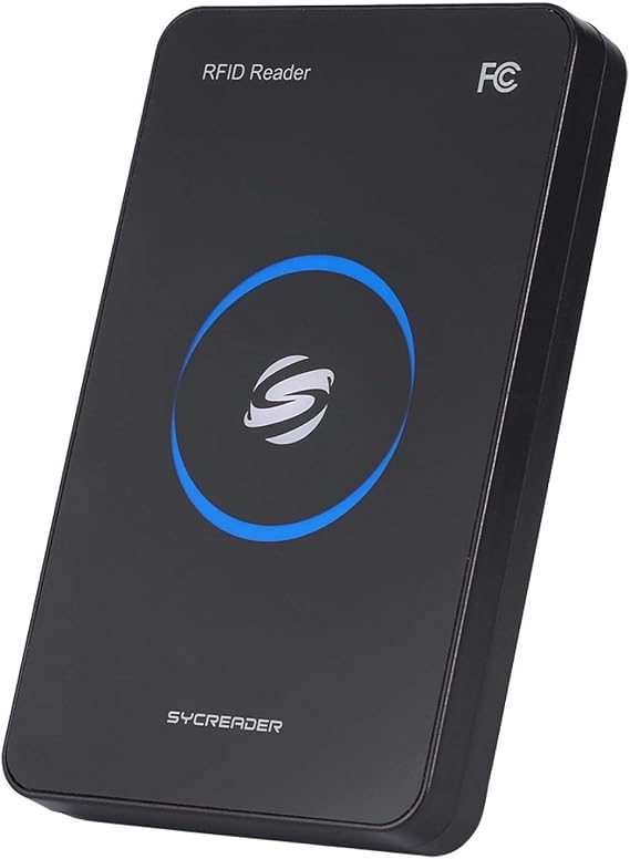 RFID Reader, 13.56MHZ Contactless HF RFID Smart IC USB Card Reader Access Control Card Reader for one MF1 S50 S70