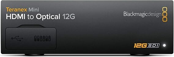 Blackmagic Design 003314 Teranex Mini HDMI to Optical 12G 4Kp60 Converter