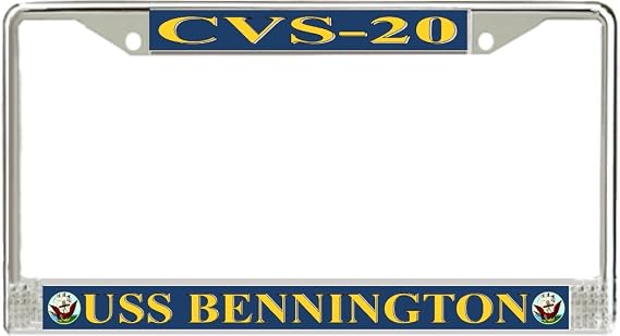 MilitaryBest USS Bennington CVS-20 License Plate Frame