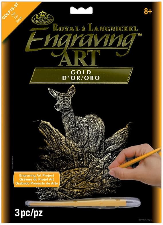 Royal and Langnickel Gold Engraving Art, Deer