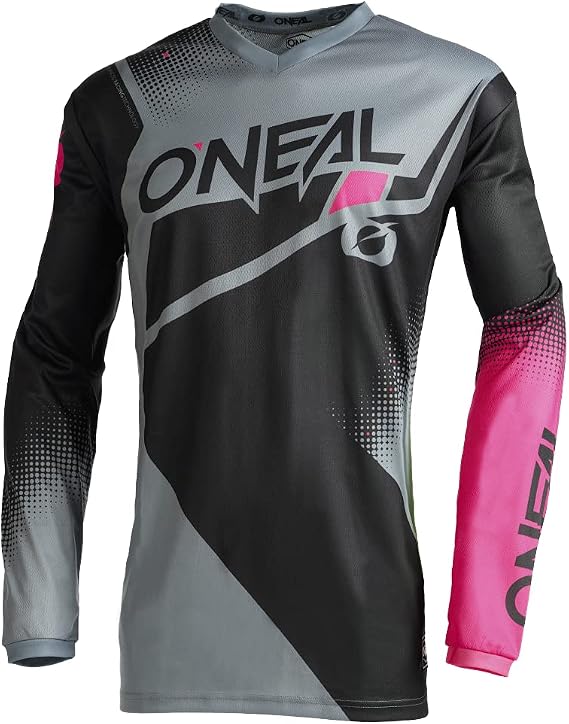 O'Neal Girl's Element Racewear Jersey Black/Gray/Pink