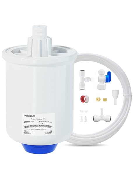 Waterdrop PMT Small Water Pressure Tank, Compatible with Tankless RO System