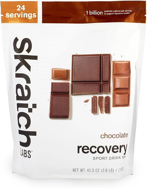 Skratch Labs Recovery Sport Drink Mix, Post Workout, Chocolate, 24 Servings