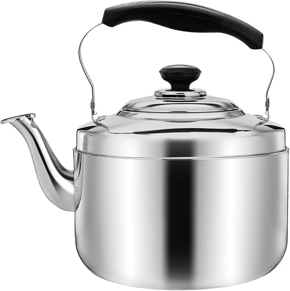 Tea Kettle, Stainless Steel Stovetop Whistling Tea Kettles 3L