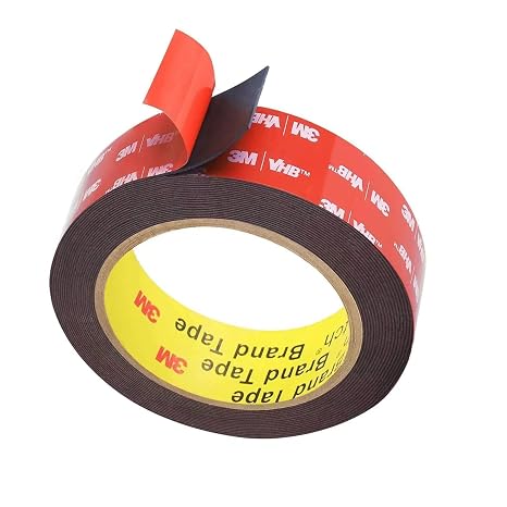 LONSHI 3M Double Sided Mounting Tape, 3M5952 Heavy Duty VHB Foam Adhesive 1" x15.4 FT for Indoor Outdoor, LED Strip Lights, Automotive Trim & Home Office Decor, Waterproof & Industrial Grade