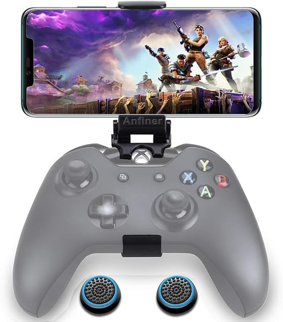 Controller Mobile Phone Holder/Cellphone Mount/Clip Compatible with Microsoft Xbox/Xbox One/Xbox Series X/S/Xbox Elite 1 /Series 2 /Steelseries Nimbus Controllers(not Controller