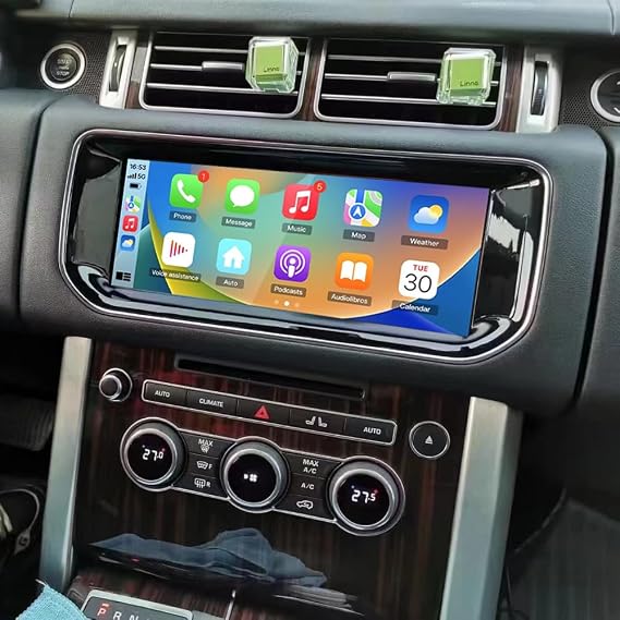 Android Car Radio For 2013 2014 2015 2016 2017 Range Rover Sport L494 Vogue L405 Full Touch Screen Stereo Upgrade GPS Navigation Wireless Apple Carplay Android Auto Head Unit (for Bosch system)