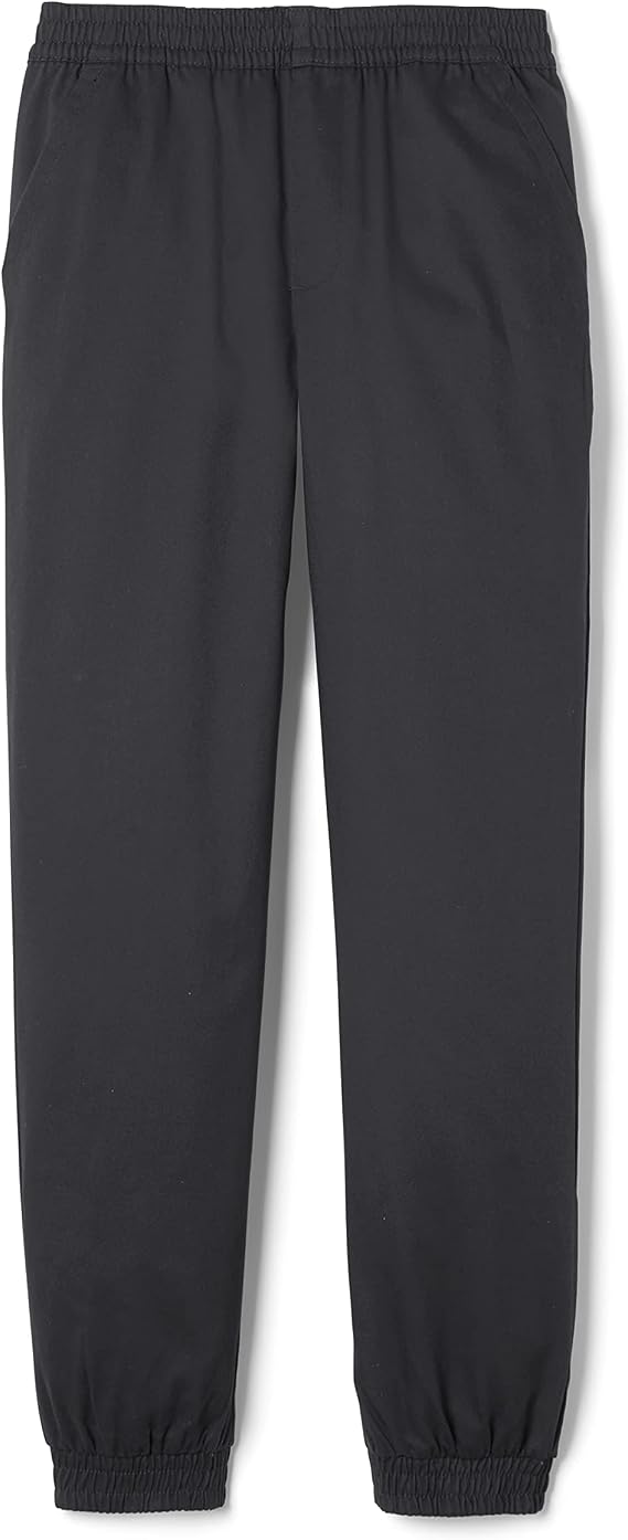 French Toast Boys' Pull-on Twill Jogger-Style Pants