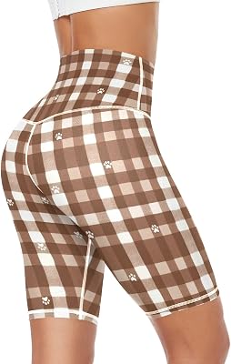 Pattern Yoga Leggings for Women Stretchy High Waisted Leggings for Women Tummy Control X-Small