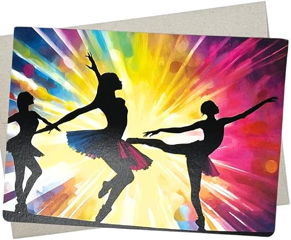 Whitman and Daughter So Proud of You Dance Card (1 Premium Card, 5X7 Inch) also for Dance Teacher Card, Ballet Recital Note, or Dancer Birthday - 939