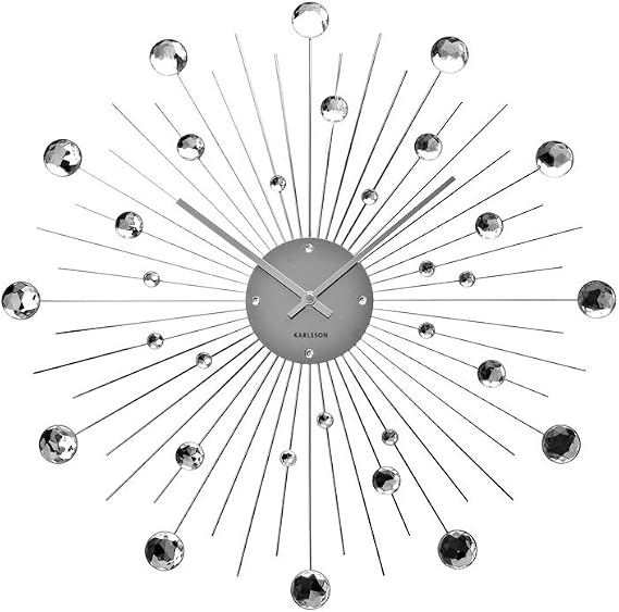 Karlsson Wall Clock Sunburst Crystal Large
