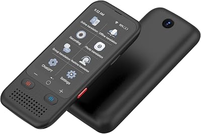 Language Translator Device for Travel Business Learning, Upgraded ChatGpt AI Translator No WiFi Needed, 138 Languages Two Way Real-Time Voice Translation, Offline&Recording&Photo Translation