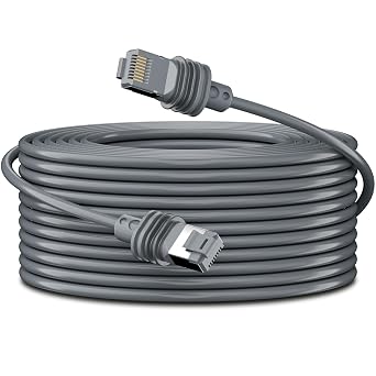 FONKEN Starlink Gen 3 Cable 75FT/23M, Waterproof Starlink Cable for Rectangular Satellite Gen 3 Replacement Extension C-able Durable High-Speed Star-Link Ethernet Cord for Star-Link Standard V3-Gray