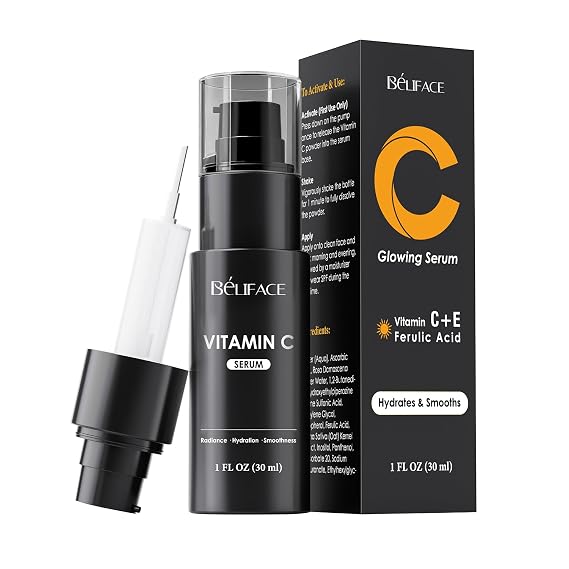 10% Vitamin C Serum for Face with Vit E & Ferulic Acid, 1 fl oz