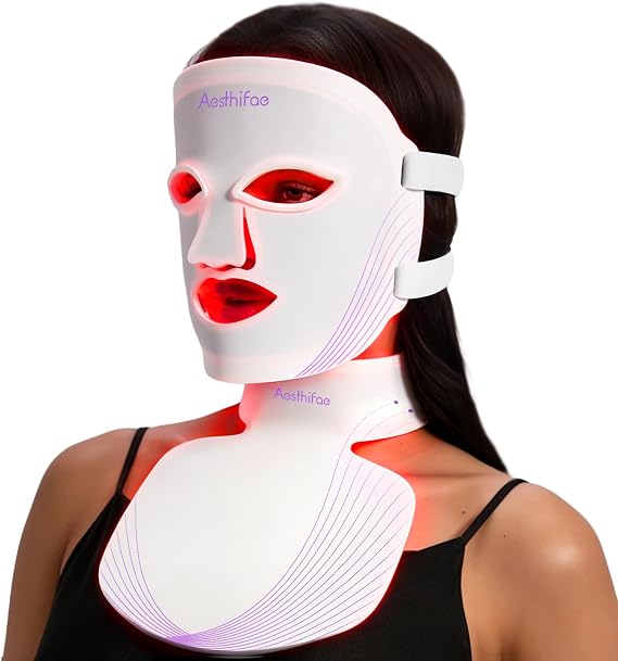 Red Light Therapy Mask for Face and Neck with 468 LEDs