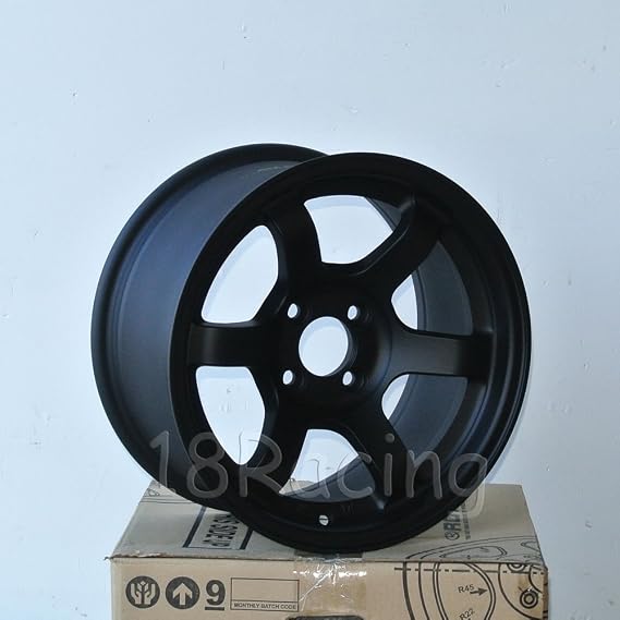 4 PCS ROTA GRID CONCAVE 15x8 PCD:4X100 OFFSET:20 HB:67.1 SATIN BLACK