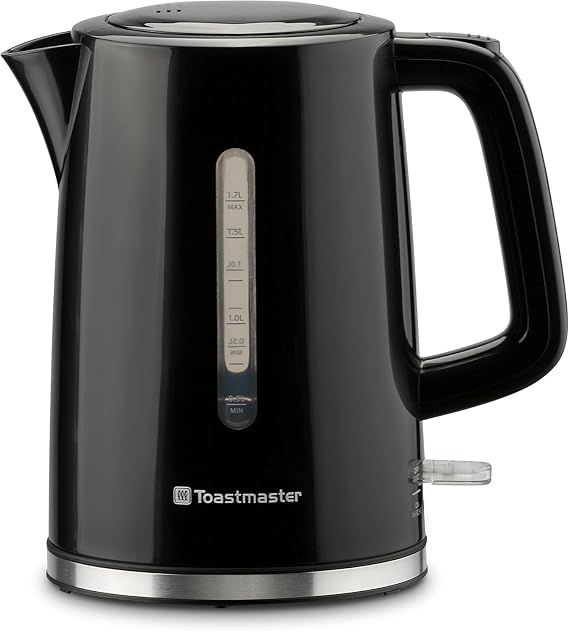 Toastmaster Electric Kettle by Select Brands - Cordless Electric Water Boiler for Coffee, Tea & More - Use This Electric Tea Kettle in Your