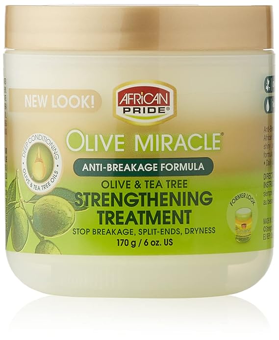 African Pride Olive Miracle Cream 6 Oz