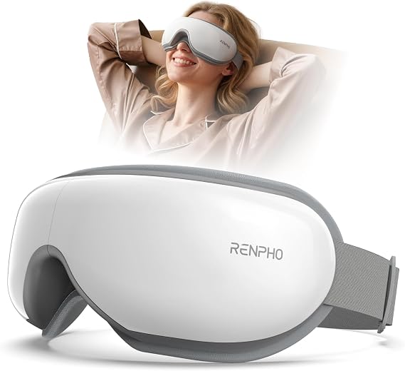 RENPHO Eyeris 1 Eye Massager with Heat, Heated Massage Eye Mask