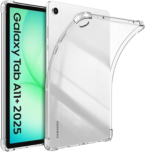 TiMOVO Samsung Galaxy Tab A11+/A11 Plus 11 İnç 2026 için Şeffaf Kılıf | SM-X230/X236/X238 için uygundur, Ultra İnce ve Hafif, TPU Şeffaf, Hassas Kesimler
