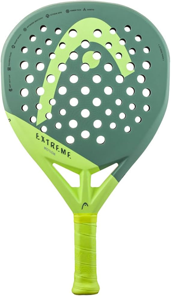 HEAD Extreme Padel Paddle/Racket Series (Elite, Motion, One & Pro Models). | Diamond-shaped power paddles with Power Foam, Auxetic technology, and explosive attacking performance.