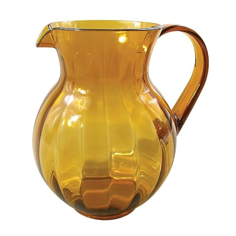 G.E.T. 90 oz Amber Plastic Pitcher with Handle