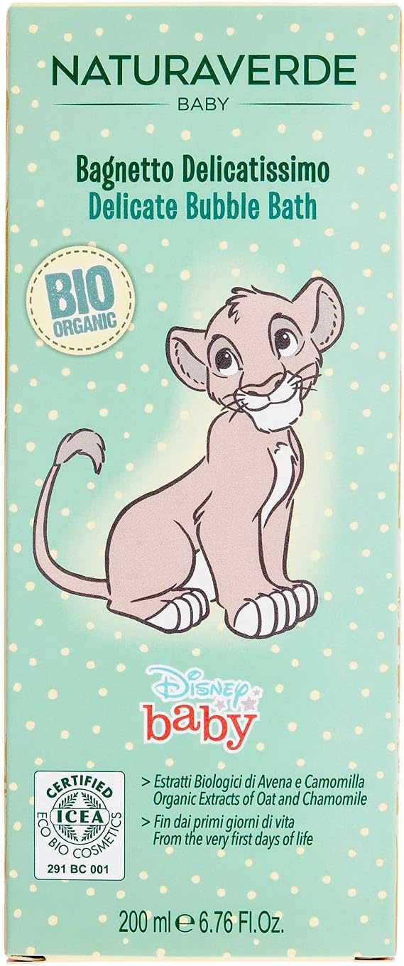 Disney Baby BIO Organic Cosmetics Dumbo Delicate BodyHair Bath with Oat Extracts and Chamomile, 200 ml