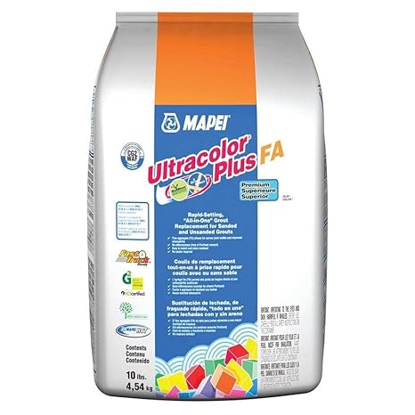 Mapei Ultracolor Plus FA Rapid-Setting Grout 10 lb Bag (Ivory)