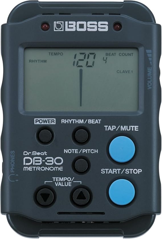 BOSS Dr. Beat Portable Metronome (DB-30), Black