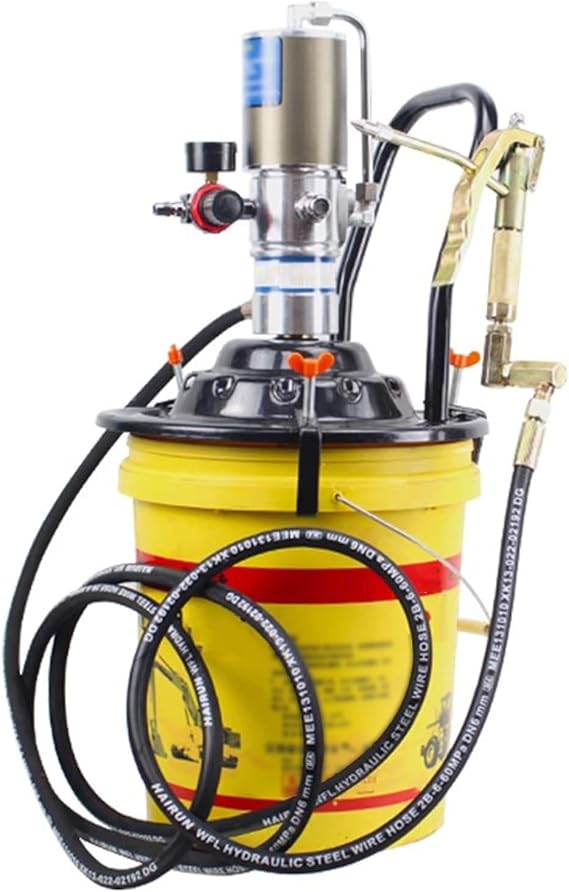 Air Operated Grease Transfer Pump for 5 Gallon Containers High Pressure Air Operated Grease Pump 50:1 Pressure Ratio Grease Pump with 13-Foot Discharge Hose Used in The Automotive Industry