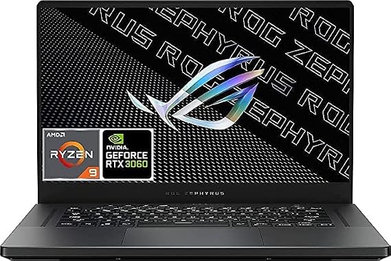 2021 Asus ROG Zephyrus G15 Gaming Laptop, 15.6 QHD (2560 x 1440) 144Hz , AMD R9-5900HS, GeForce RTX 3060 Graphics, RGB Backlit Keyboard, Windows 10, Wi-Fi 6, + Cloth (16GB RAM | 1TB PCIe SSD)