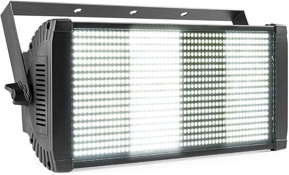 BeamZ BS1000 2-in-1 LED Strobe Light & Stage Blinder – Professional DMX Controlled Floodlight, High-Power Cool White LEDs, Theatre, Club & DJ Lighting Effects 936 SMD LEDs, 4 Zone Control [Energy Class A]