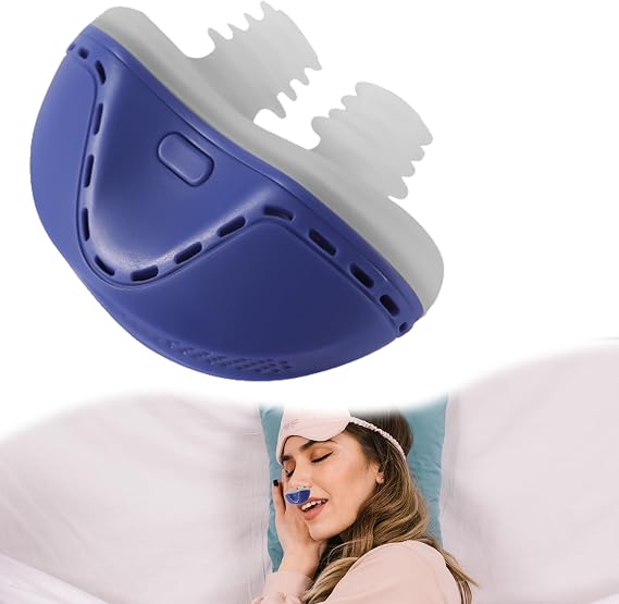Electric Micro Cpap Machine, Electric CPAP Anti Snoring Device, Silicone Anti Snoring Aid Anti-snoring Device,Snoring Solution Devices for Men/Women
