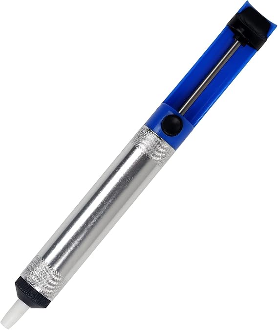 Solder Extractor Solder Removal Pump, Electric Soldering Iron Auxiliary Tool, Manual Solder Removal Suction Pump, Vacuum Pump, Solder Removal Tool 1 x Solder Removal Pump