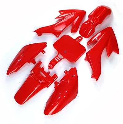 TC-Motor Red Plastic Fender Fairing Kit Kits For Honda XR50 CRF50 Chinese 50cc 90cc 110cc 125cc 140cc 150cc 160cc Dirt Pit Bike