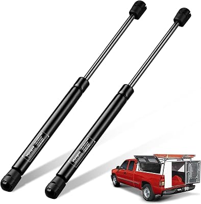 Vepagoo C16-15208 15.7 inch 45Lbs Leer Truck Cap Struts, 16 inch Shock for are Leer Camper Topper Shell Rear Window Truck Canopy Cap Cover, Pack of 2PCS
