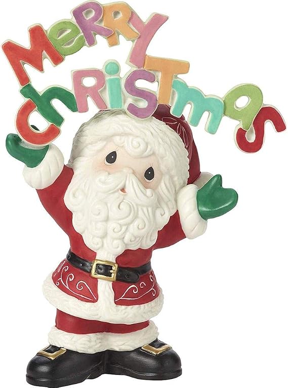Precious Moments Merry Christmas to All 11th Annual Santa Bisque Porcelain Figurine 191019