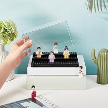 Minifigure Display Case 18x9x10cm 3 Layer Clear Acrylic Display Case for LEGO, Action Figures & Collectibles,Models, Home Storage Solution for Enthusiasts