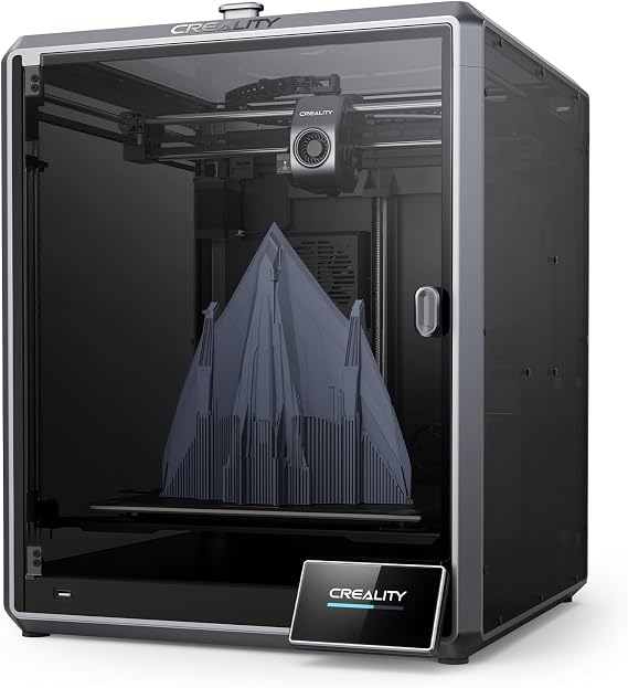 Creality K1 Max 3D Printer, 600mm/s Max High-Speed with Auto Leveling | Dual Cooling, Out of the Box, 300x300x300mm Large Print Volume 3D Printer