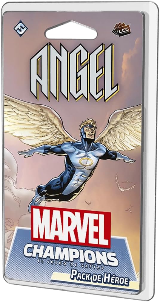 Marvel Champions: El Juego de Cartas Pack de Heroe de Angel - Juego de Estrategia Cooperativo de Superheroes, Edad 14+, 1-4 Jugadores, 45-90 Minutos