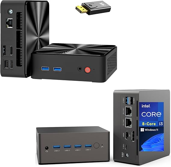 Intel Twin Lake N150 Mini PC, i3-N305 Mini Desktop Computer