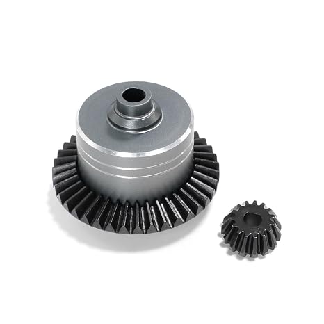 1pcs Machined For Precision Machined For Precisionerential Gear Box Aluminum Alloy For TT02 XV02 TT02B 1/10 On-Road Vehicles, Titanium