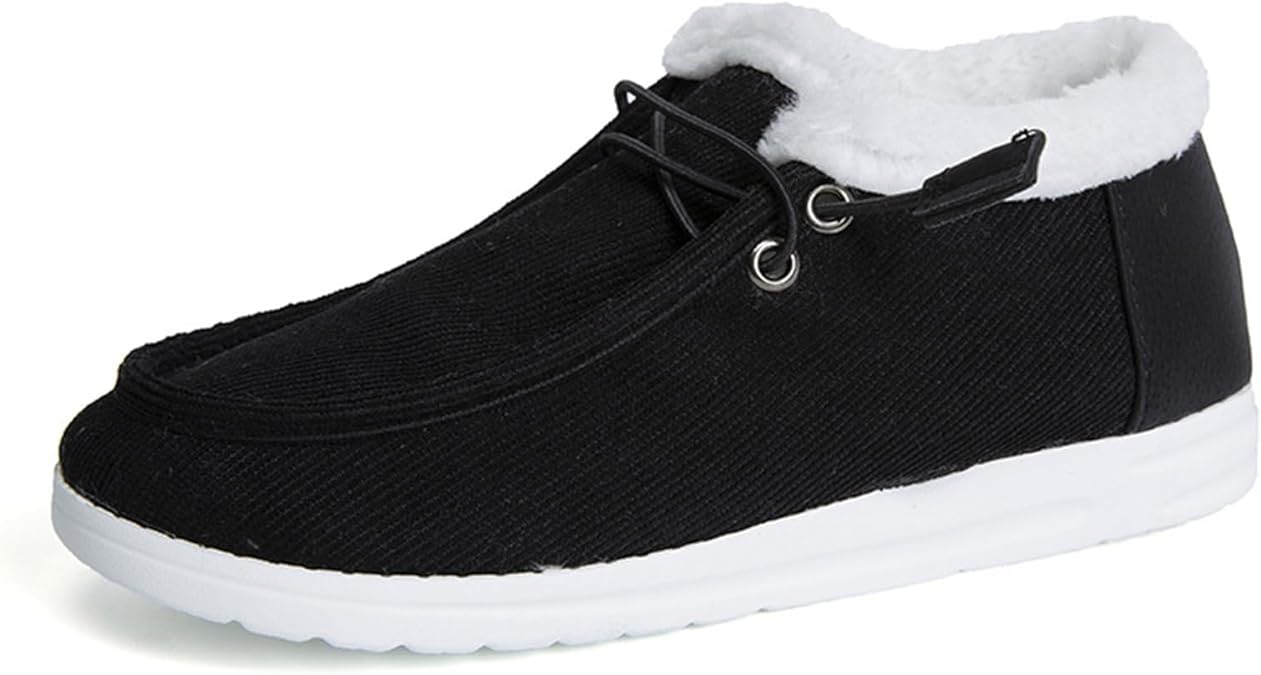 Winter Boots For Women Warm Snow Boots Slip on Comfortable Outdoor Fur Lined Ankle Booties Thickening Loafers Shoes