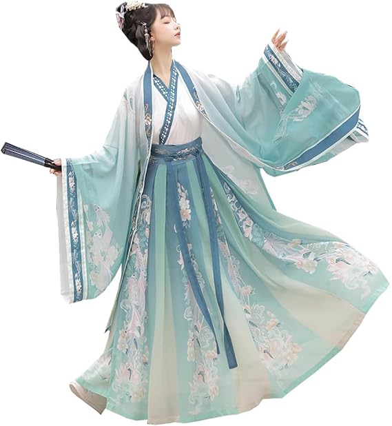 Ez-sofei Women Chinese Traditional Ancient Stage Performance Costume Hanfu Dress