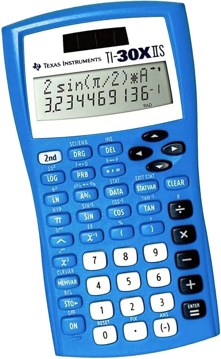 TI-30XIIS? Scientific Calculator, Blue