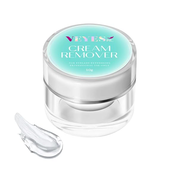 VEYES INC Cream Lash Remover for Lash Extensions 10g Low Irritation Eyelash Glue Remover Lash Tech Supplies for Professional or Salon Use Melon